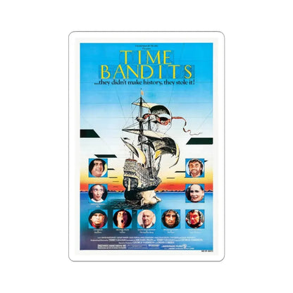 Time Bandits 1981 Movie Poster - STICKER Vinyl Kiss-Cut Decal 3 Inch White - The Sticker Space