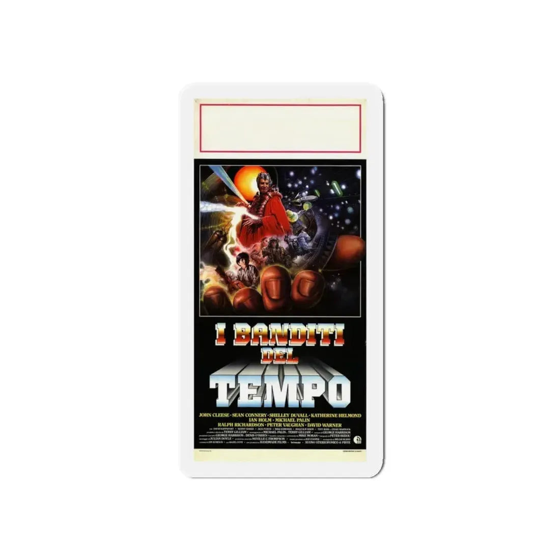 TIME BANDITS (ITALIAN) 1981 Movie Poster - Refrigerator Magnet 5 Inch Die-Cut - The Sticker Space