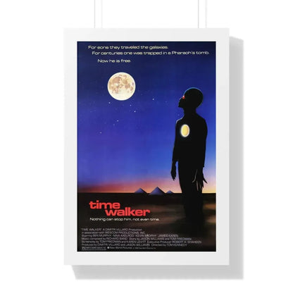 TIME WALKER 1982 - Framed Movie Poster 16″ x 24″ White - The Sticker Space