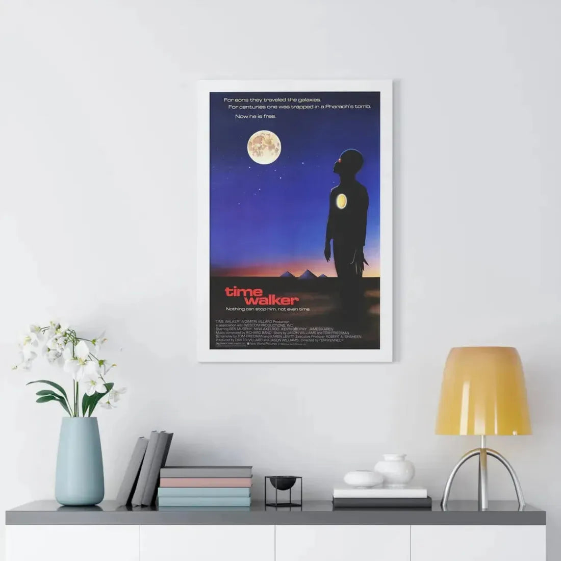 TIME WALKER 1982 - Framed Movie Poster - The Sticker Space