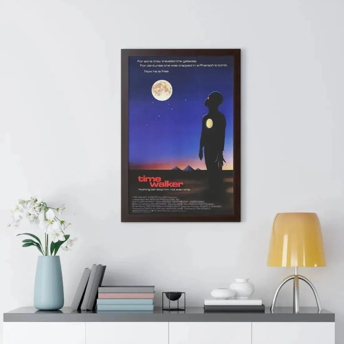 TIME WALKER 1982 - Framed Movie Poster - The Sticker Space