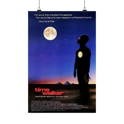 TIME WALKER 1982 - Paper Movie Poster 12″ x 18″ Matte - The Sticker Space