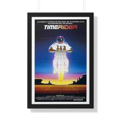 TIMERIDER 1982 - Framed Movie Poster 20" x 30" Black - The Sticker Space
