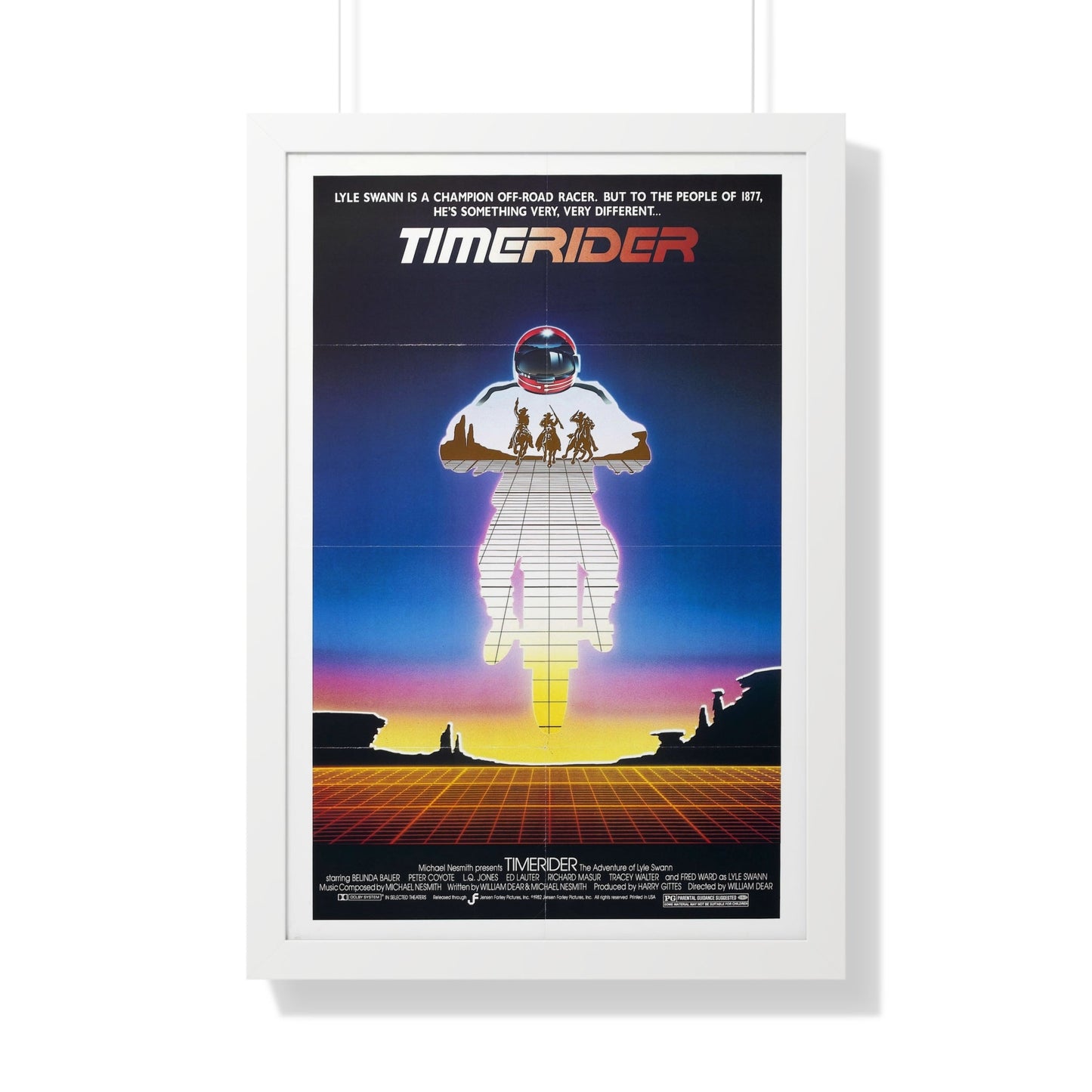 TIMERIDER 1982 - Framed Movie Poster-20" x 30"-The Sticker Space