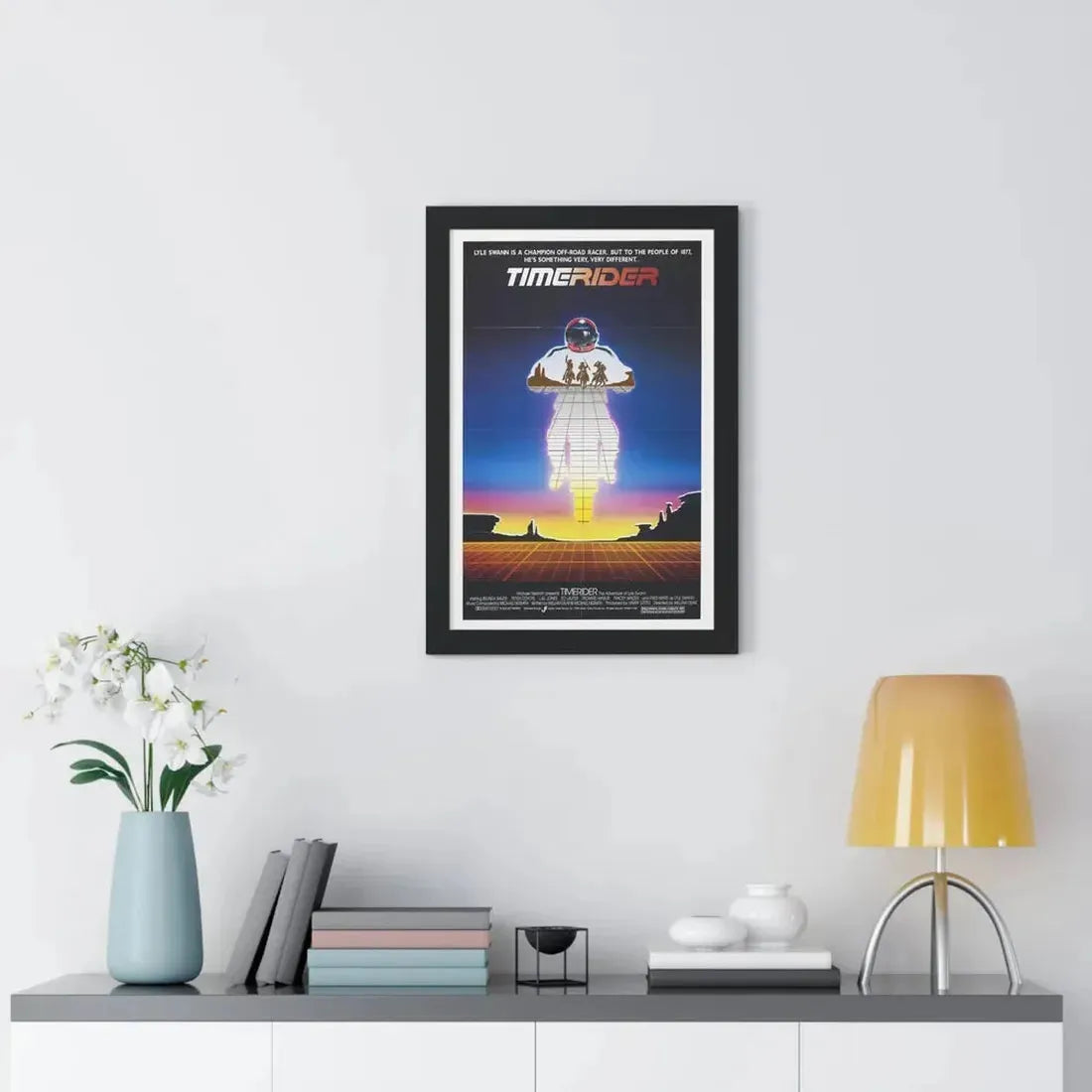 TIMERIDER 1982 - Framed Movie Poster - The Sticker Space