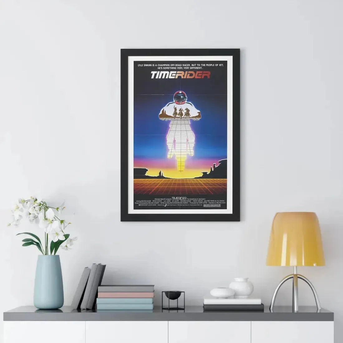 TIMERIDER 1982 - Framed Movie Poster - The Sticker Space