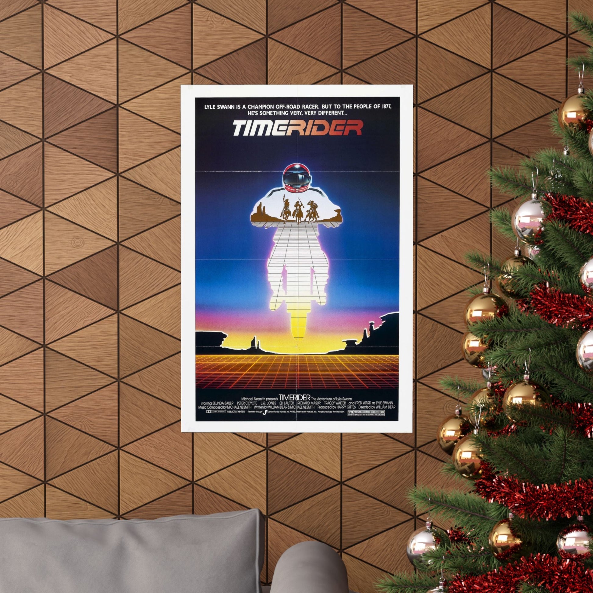 TIMERIDER 1982 - Paper Movie Poster-The Sticker Space