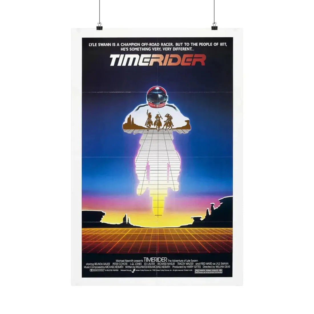 TIMERIDER 1982 - Paper Movie Poster 20″ x 30″ Matte - The Sticker Space