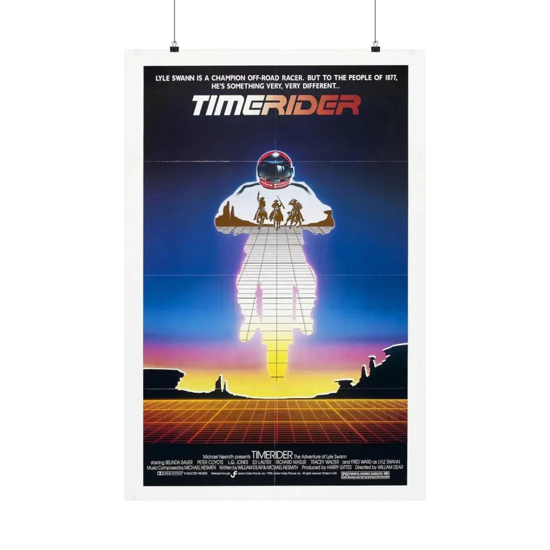 TIMERIDER 1982 - Paper Movie Poster 24″ x 36″ Matte - The Sticker Space