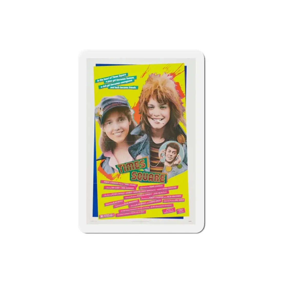 Times Square 1980 Movie Poster Refrigerator Magnet 2 Inch - The Sticker Space