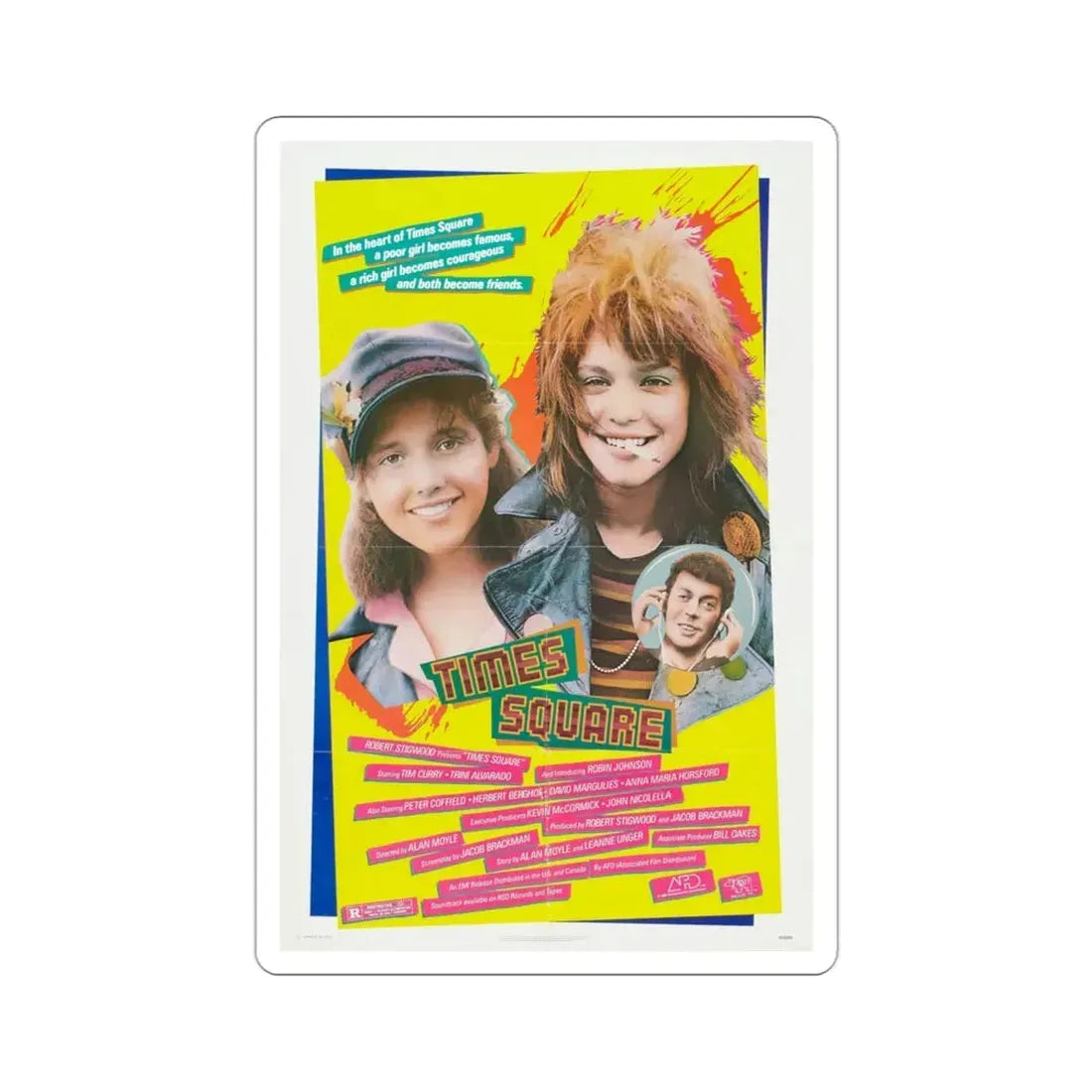 Times Square 1980 Movie Poster STICKER Vinyl Die-Cut Decal 3 Inch - The Sticker Space