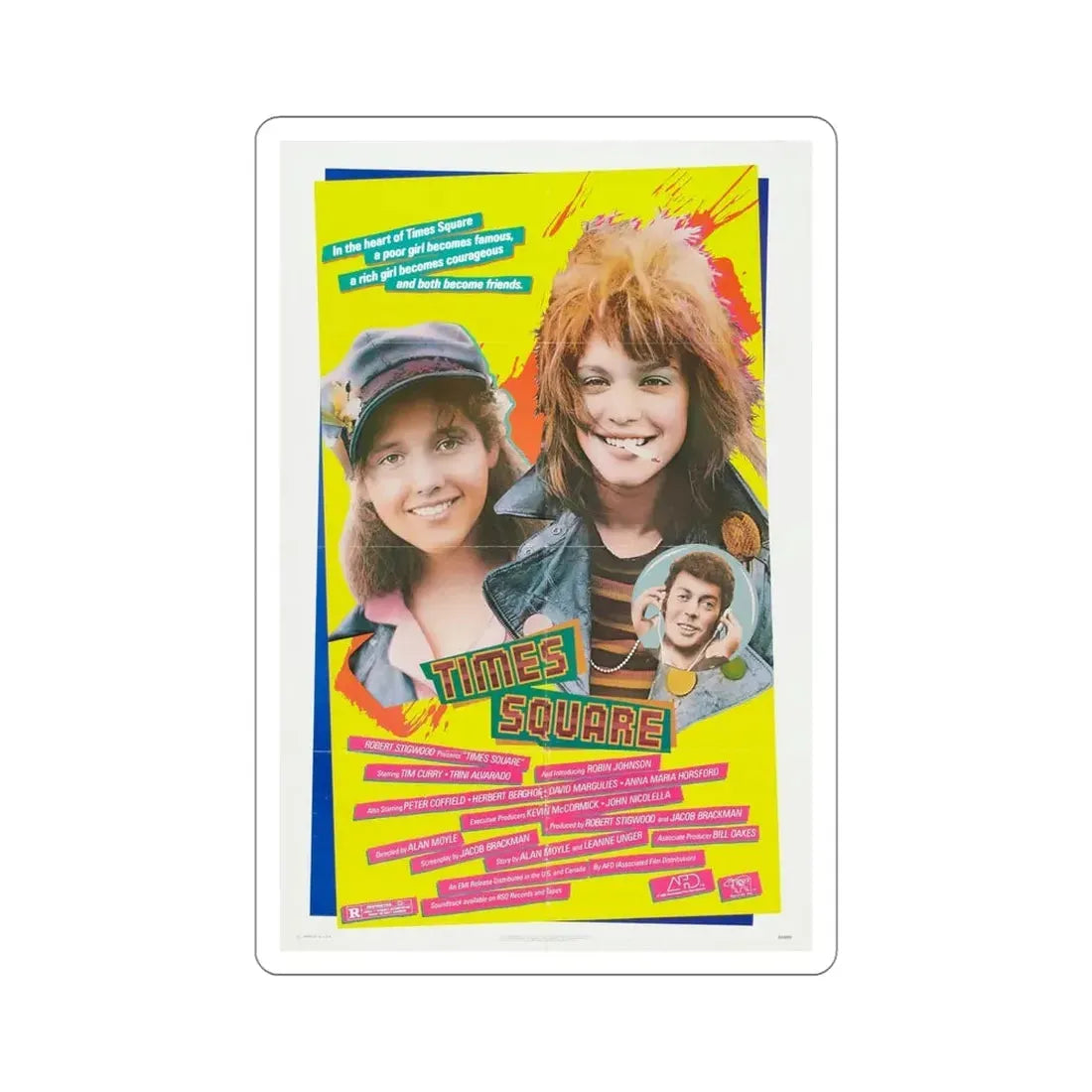 Times Square 1980 Movie Poster STICKER Vinyl Die-Cut Decal 5 Inch - The Sticker Space