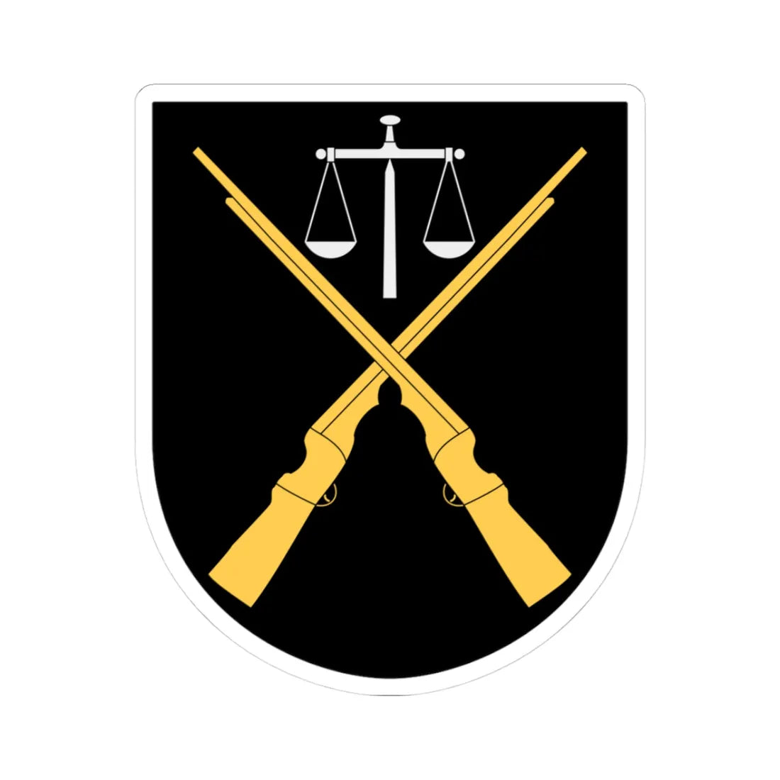Timmele vapen (Sweden) (Coat of Arms) STICKER Vinyl Kiss-Cut Decal 3 Inch White - The Sticker Space