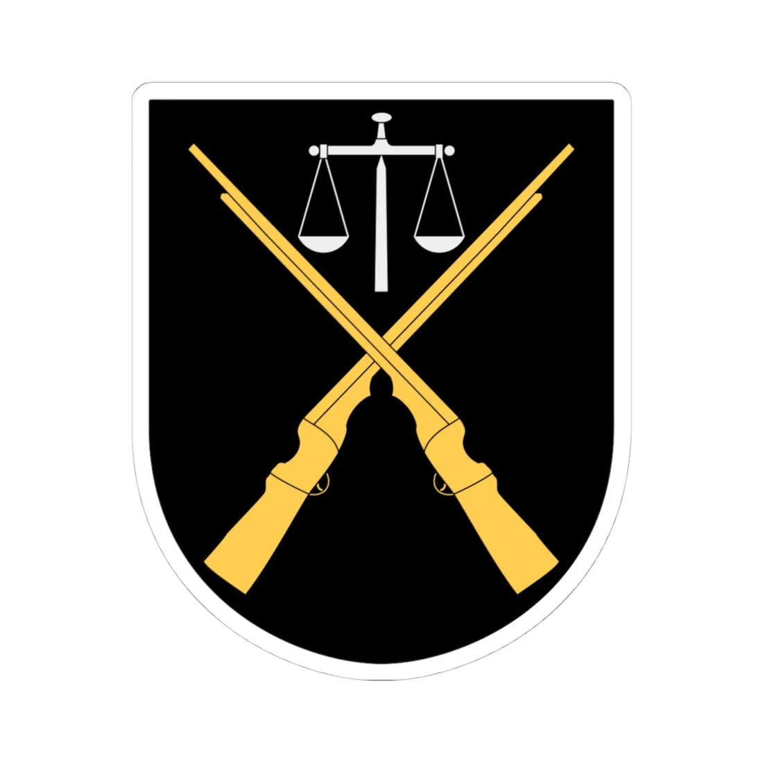 Timmele vapen (Sweden) (Coat of Arms) STICKER Vinyl Kiss-Cut Decal 4 Inch White - The Sticker Space