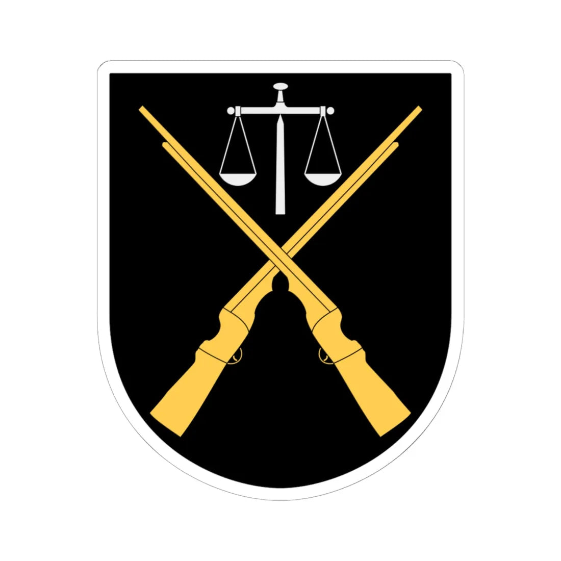 Timmele vapen (Sweden) (Coat of Arms) STICKER Vinyl Kiss-Cut Decal 6 Inch White - The Sticker Space