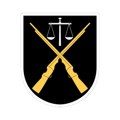 Timmele vapen (Sweden) (Coat of Arms) STICKER Vinyl Kiss-Cut Decal 6 Inch White - The Sticker Space