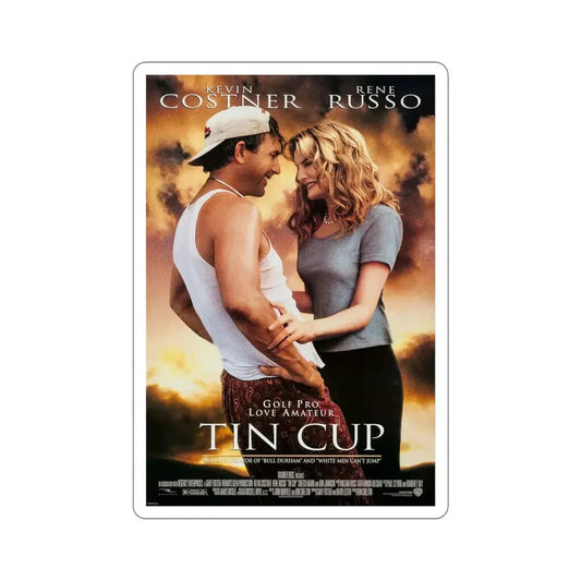 Tin Cup 1996 Movie Poster STICKER Vinyl Die-Cut Decal 6 Inch - The Sticker Space