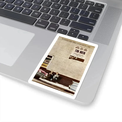 Tin Men 1987 Movie Poster - STICKER Vinyl Kiss-Cut Decal - The Sticker Space