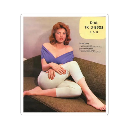 Tina Louise #102 (Vintage Female Icon) STICKER Vinyl Kiss-Cut Decal 4 Inch White - The Sticker Space