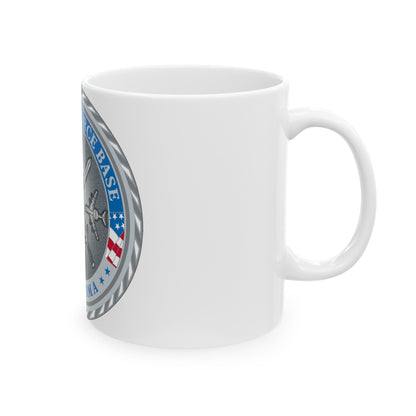 Tinker AF Base (U.S. Air Force) White Coffee Mug-The Sticker Space