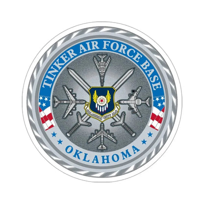 Tinker AF Base (U.S. Air Force) STICKER Vinyl Die-Cut Decal 4 Inch - The Sticker Space