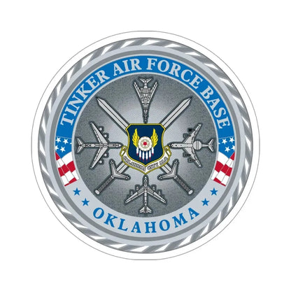 Tinker AF Base (U.S. Air Force) STICKER Vinyl Die-Cut Decal 5 Inch - The Sticker Space