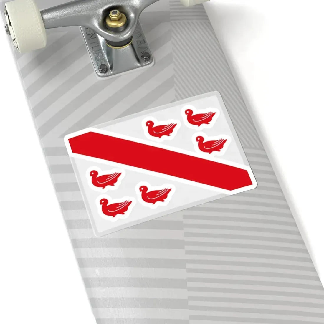 Tinlot vlag (Belgium) STICKER Vinyl Kiss-Cut Decal - The Sticker Space