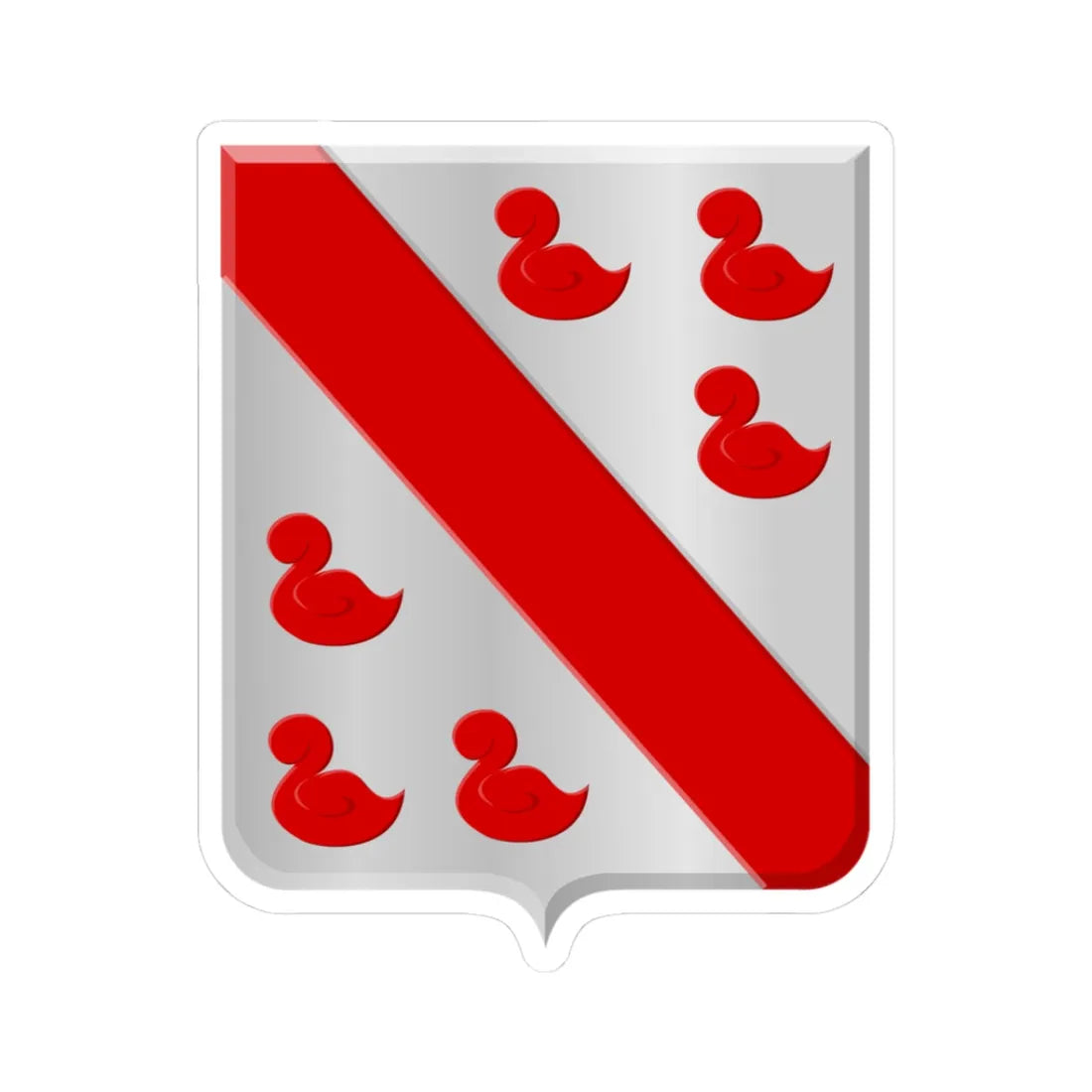 Tinlot wapen (England) (Coat of Arms) STICKER Vinyl Kiss-Cut Decal - The Sticker Space