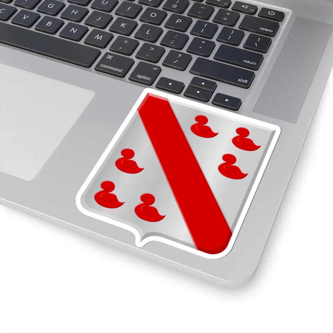 Tinlot wapen (England) (Coat of Arms) STICKER Vinyl Kiss-Cut Decal - The Sticker Space