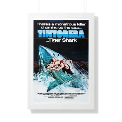 TINTORERA 1977 - Framed Movie Poster 20" x 30" White - The Sticker Space