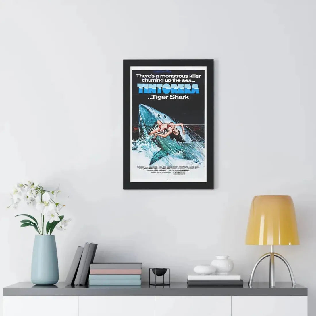 TINTORERA 1977 - Framed Movie Poster - The Sticker Space