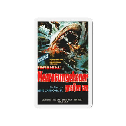 TINTORERA (GERMAN) 1977 Movie Poster - Refrigerator Magnet 4 Inch Die-Cut - The Sticker Space