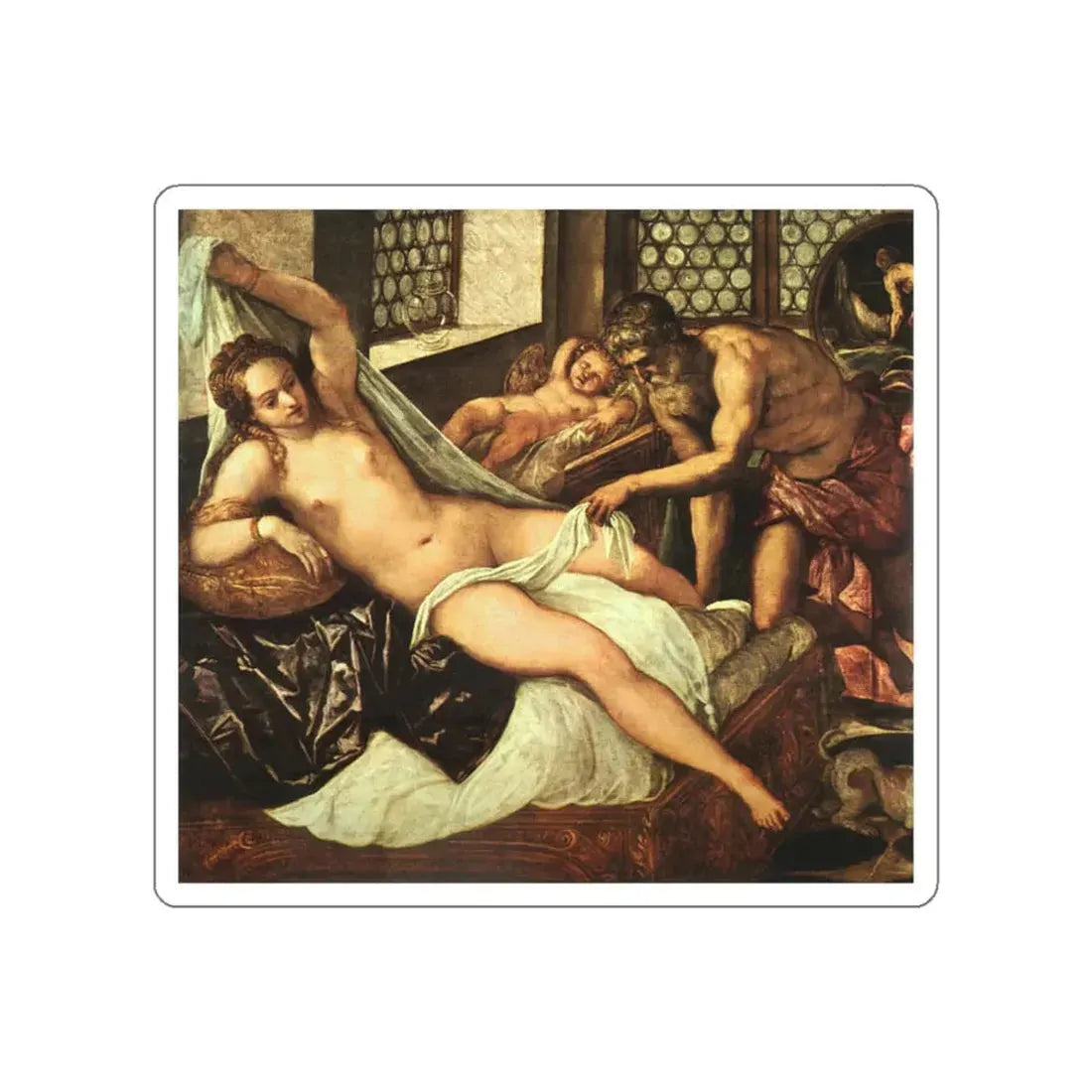 TINTORETTO, Jacopo Robusti - 2 (Artwork) STICKER Vinyl Die-Cut Decal White Die-Cut 4 Inch - The Sticker Space