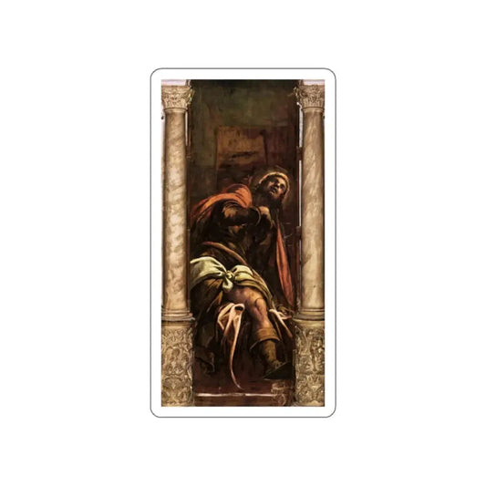 TINTORETTO, Jacopo Robusti - 33stroch (Artwork) STICKER Vinyl Die-Cut Decal White Die-Cut 2 Inch - The Sticker Space