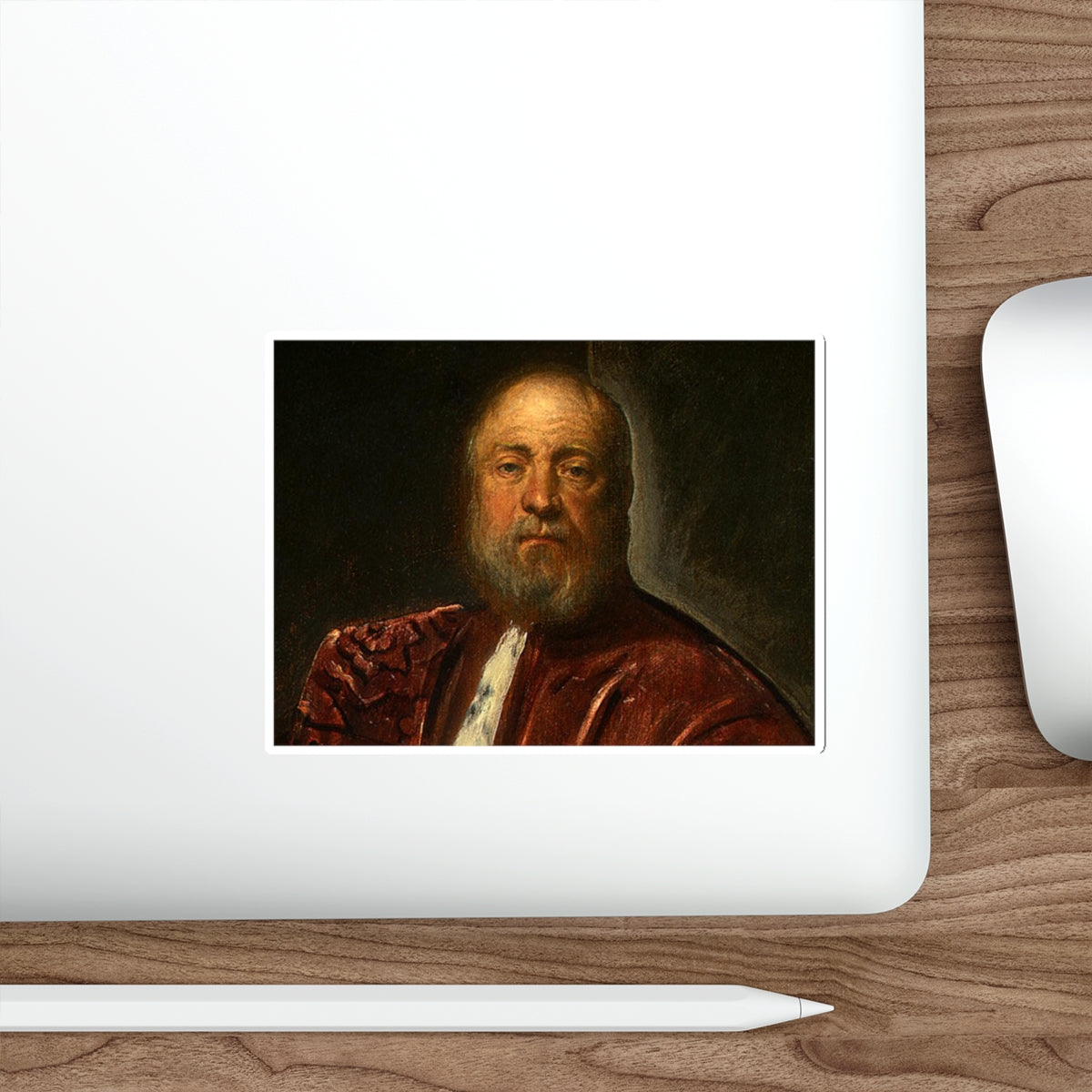 TINTORETTO, Jacopo Robusti - A Procurator of Saint Mark.s d 1 (Artwork) STICKER Vinyl Die-Cut Decal-The Sticker Space