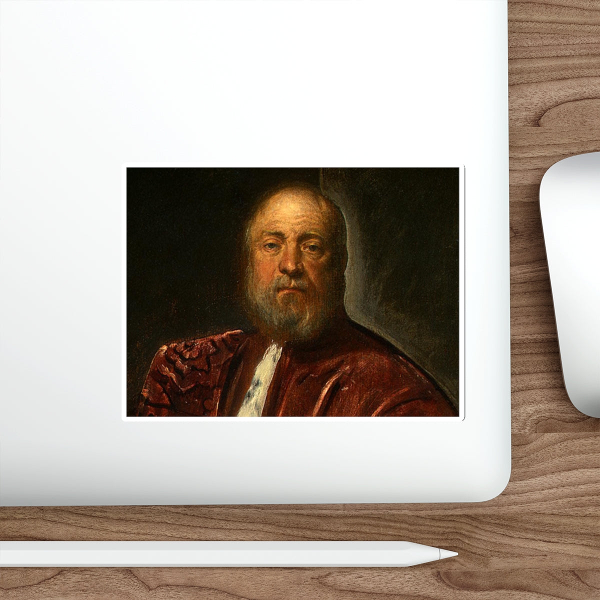 TINTORETTO, Jacopo Robusti - A Procurator of Saint Mark.s d 1 (Artwork) STICKER Vinyl Die-Cut Decal-The Sticker Space