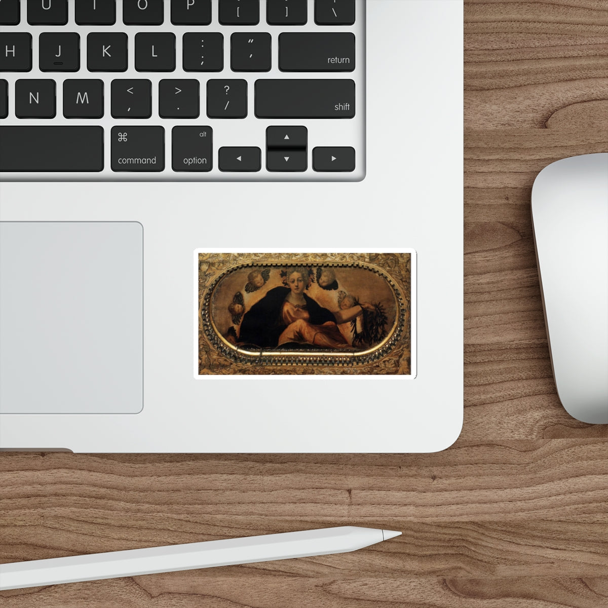 TINTORETTO, Jacopo Robusti - Allegory of Fortune (Felicita) (Artwork) STICKER Vinyl Die-Cut Decal-The Sticker Space