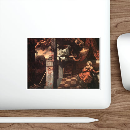 TINTORETTO, Jacopo Robusti - Annunciation (Artwork) STICKER Vinyl Die-Cut Decal-The Sticker Space