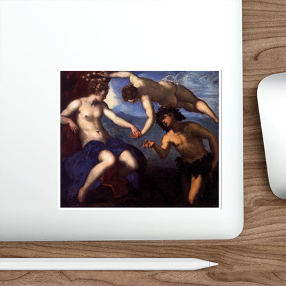 TINTORETTO, Jacopo Robusti - Bacchus, Venus and Ariadne (Artwork) STICKER Vinyl Die-Cut Decal-The Sticker Space