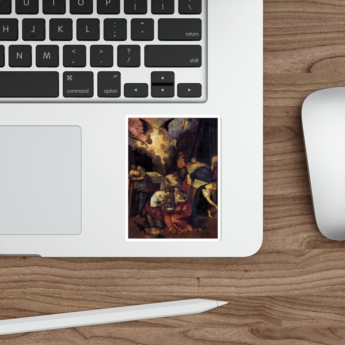 TINTORETTO, Jacopo Robusti - Birth of St John the Baptist (Artwork) STICKER Vinyl Die-Cut Decal-The Sticker Space