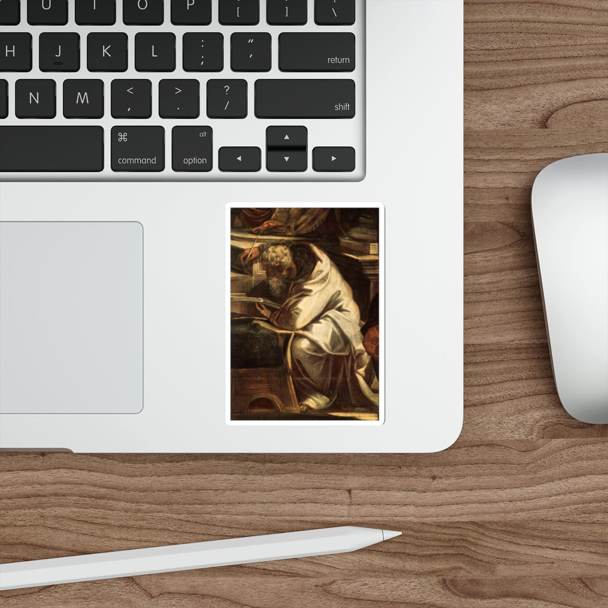 TINTORETTO, Jacopo Robusti - Christ before Pilate (detail) (Artwork) STICKER Vinyl Die-Cut Decal-The Sticker Space