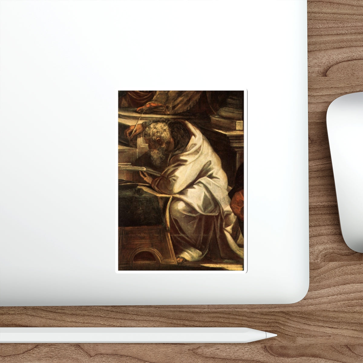 TINTORETTO, Jacopo Robusti - Christ before Pilate (detail) (Artwork) STICKER Vinyl Die-Cut Decal-The Sticker Space