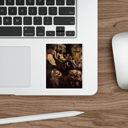 TINTORETTO, Jacopo Robusti - Christ Carried to the Tomb (Artwork) STICKER Vinyl Die-Cut Decal-The Sticker Space