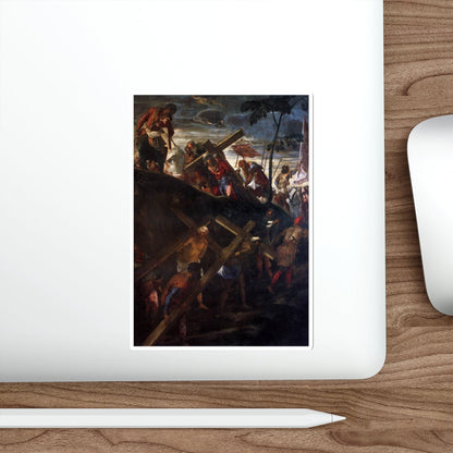 TINTORETTO, Jacopo Robusti - Christ Carrying the Cross (Artwork) STICKER Vinyl Die-Cut Decal-The Sticker Space