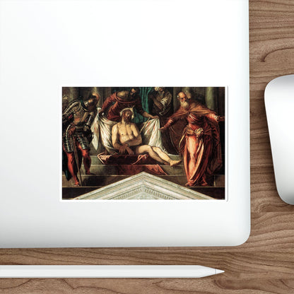 TINTORETTO, Jacopo Robusti - Crowning with Thorns (Artwork) STICKER Vinyl Die-Cut Decal-The Sticker Space