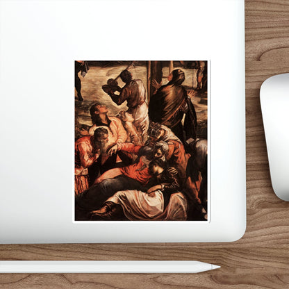 TINTORETTO, Jacopo Robusti - Crucifixion (detail)2 (Artwork) STICKER Vinyl Die-Cut Decal-The Sticker Space