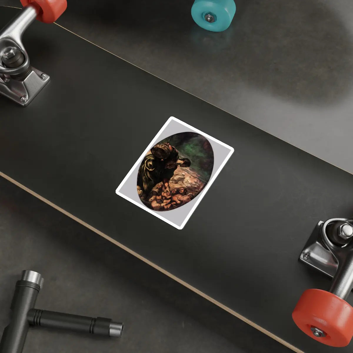 SKU:12517372920473716027 Sticker types:White Shape:Die-Cut Sizes:4" × 4"