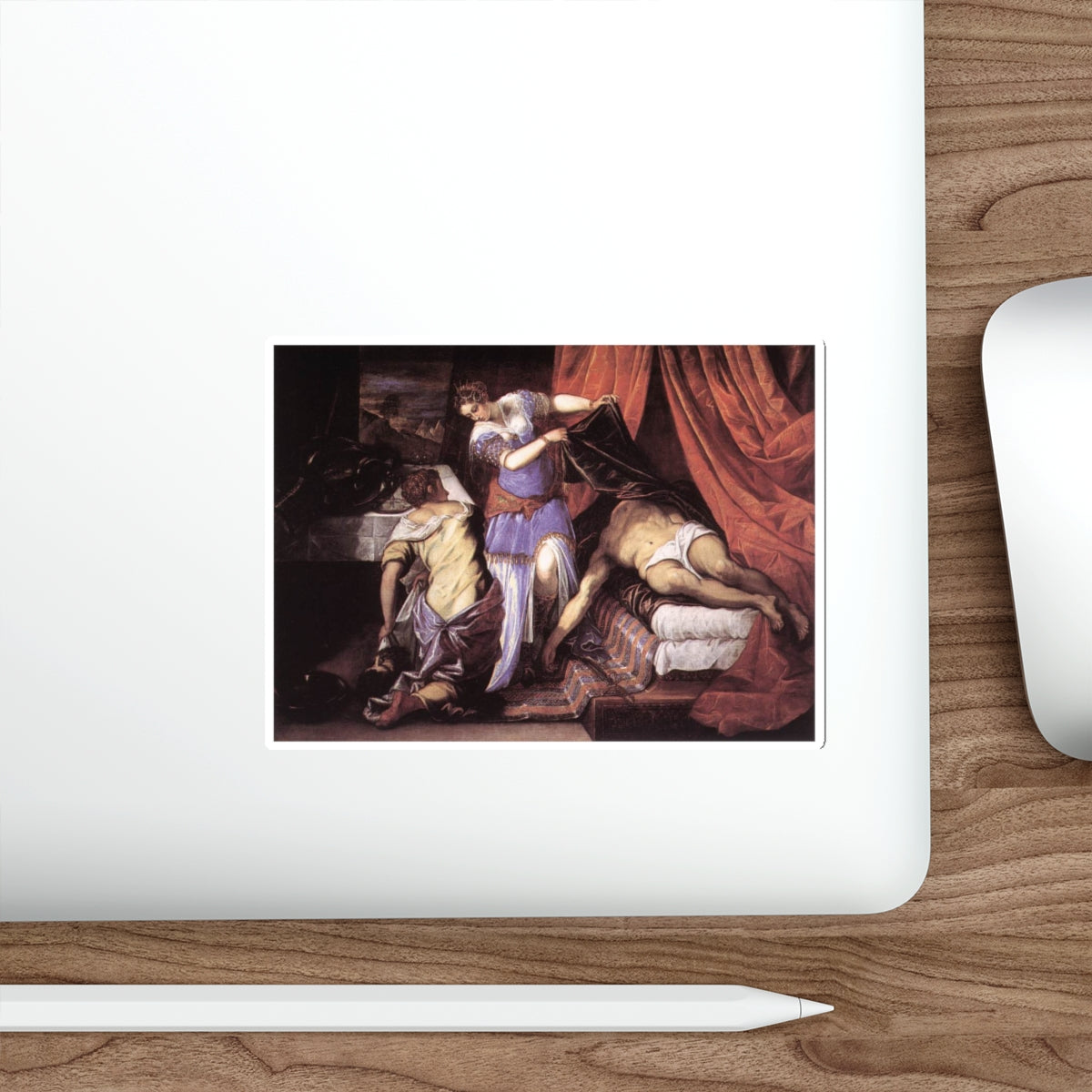 TINTORETTO, Jacopo Robusti - Judith and Holofernes (Artwork) STICKER Vinyl Die-Cut Decal-The Sticker Space