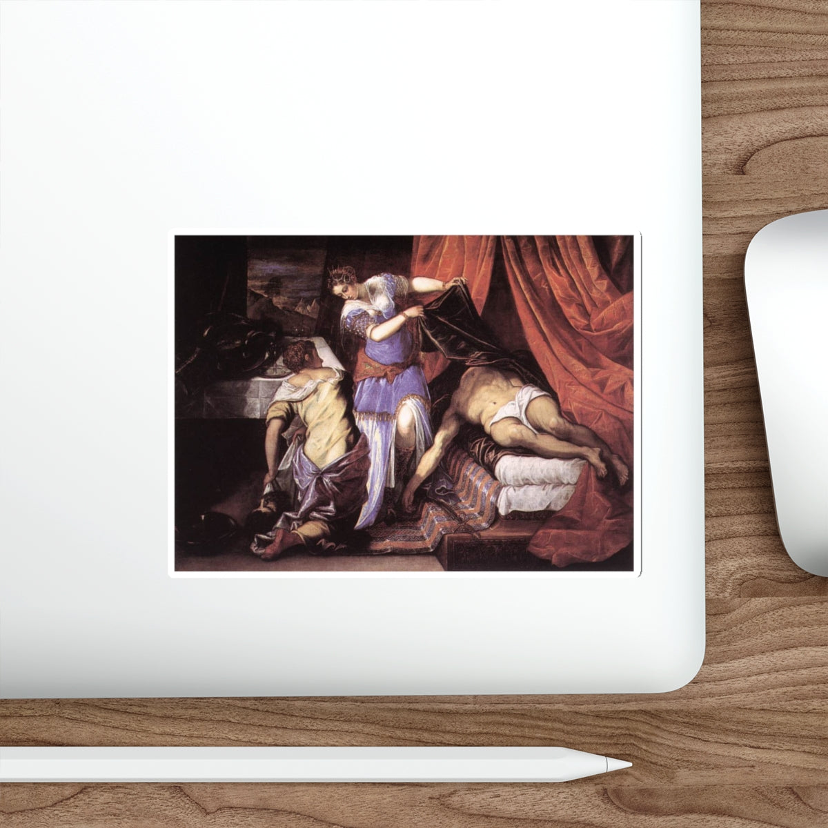 TINTORETTO, Jacopo Robusti - Judith and Holofernes (Artwork) STICKER Vinyl Die-Cut Decal-The Sticker Space