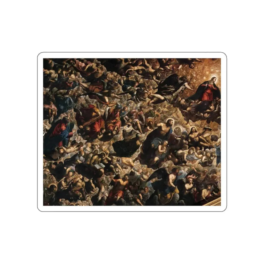 TINTORETTO, Jacopo Robusti - Paradise (detail) (Artwork) STICKER Vinyl ...